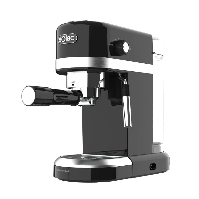 Solac - Cafetera Espresso 1350W | 20 Bares de Presión | Sistema Thermoblock | Café Programable | Vaporizador Orientable | Bandeja Calienta Tazas