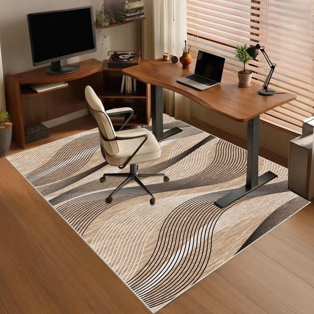 Alfombrilla para Silla para Suelos Duros, Alfombra for Silla de Escritorio, Alfombra Silla Ruedas Gaming Oficina, Alfombrilla para Silla de Gaming, Alfombrilla para Silla de Oficina 120 x 140 cm