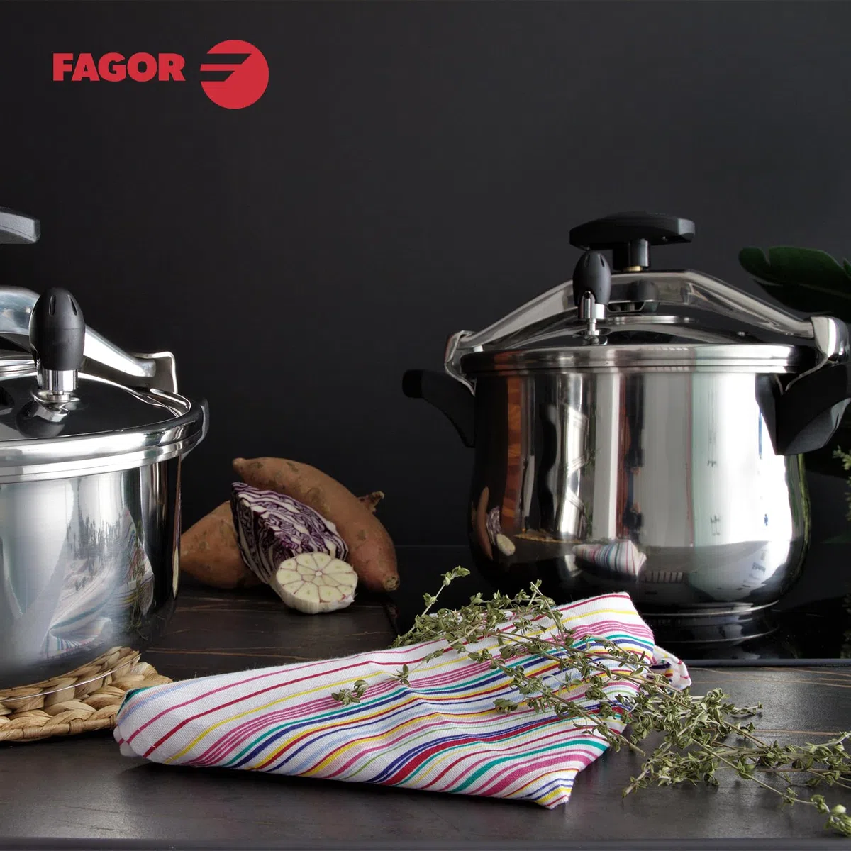 Fagor Clasica - Olla Express Rápida Tradicional 6L, Acero Inoxidable 18/10, Todo Tipo de Cocinas, Inducción, Mango Ergonómico, Fondo Termo-Difusor