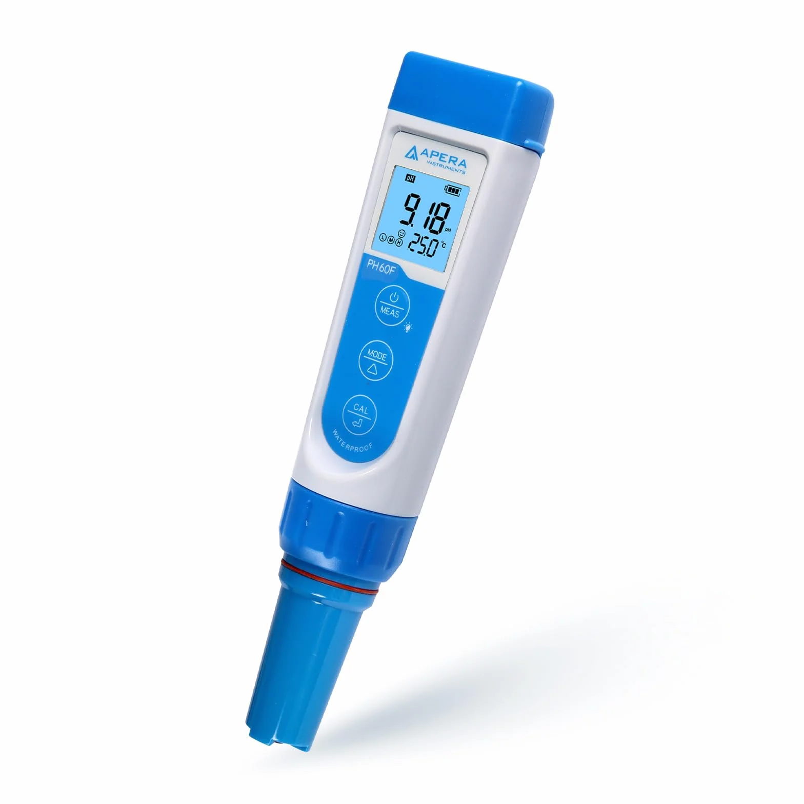 Apera Instruments PH60F, probador de bolsillo, sensor plano, 20