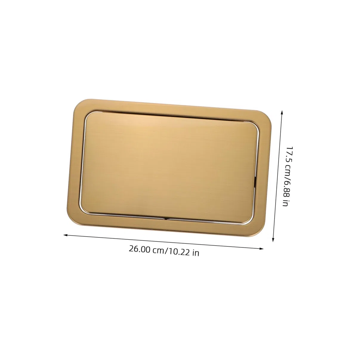 STOBAZA Tapa De Cubo De Basura Empotrada Cubierta De Acero Inoxidable Para Cocina Fácil Mantenimiento