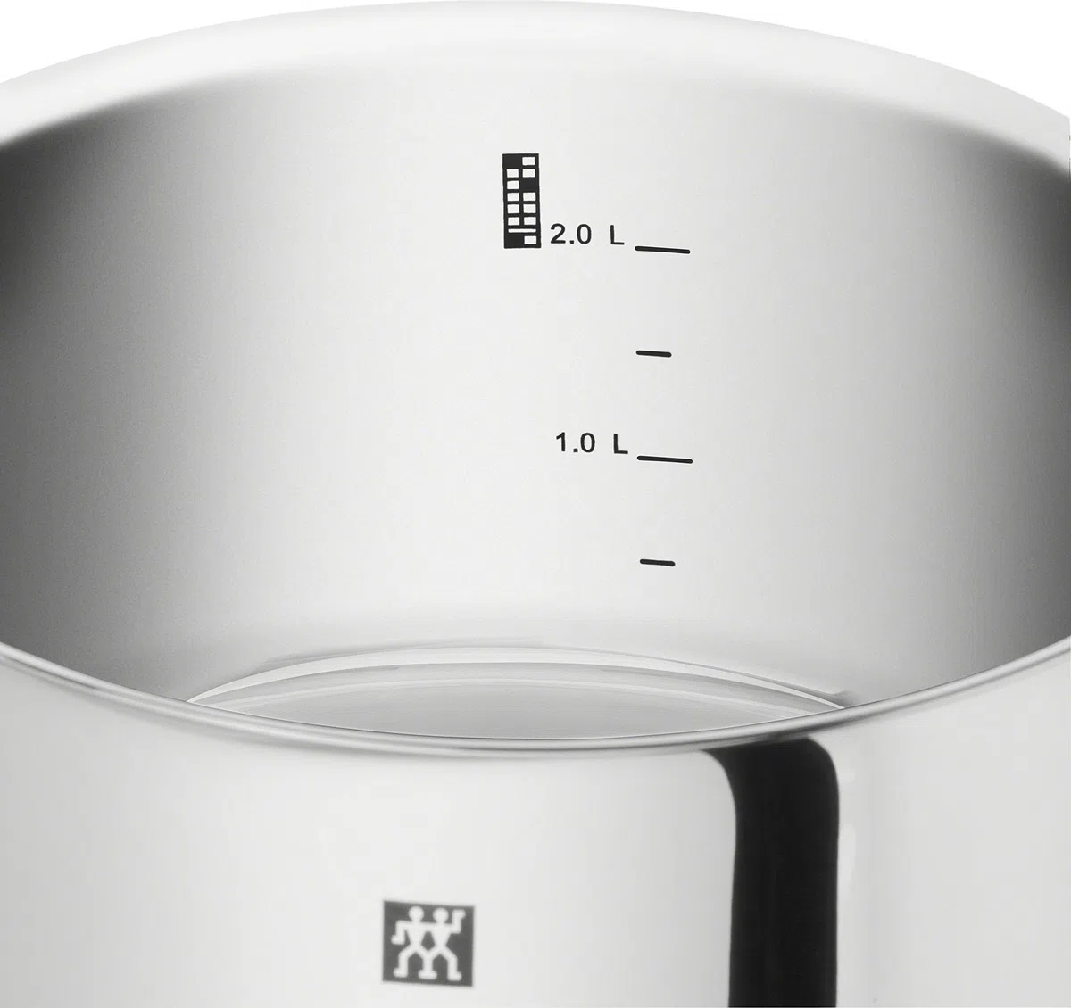 ZWILLING Batería de Cocina de 5 Piezas, 4 Tapas, Apto para Inducción, Acero Inoxidable, Passion, Color Gris Brillante, Ø 16cm, Ø 20 cm, Ø 24 cm, Ø 28 cm