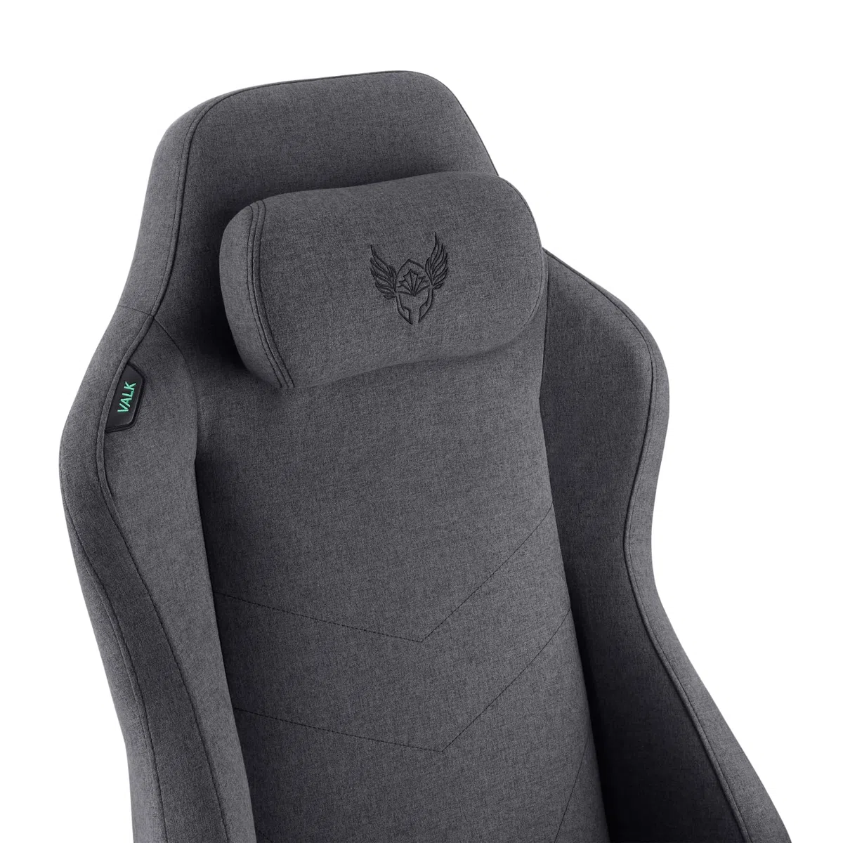 VALK Freya Elite - Silla Gaming Ergonómica de Tela Transpirable, Cojines Viscolátex de Nueva Generación, Reclinable 160º, Reposabrazos 4D, Diseñada en España, Silla Gamer y Oficina (Gris Antracita)