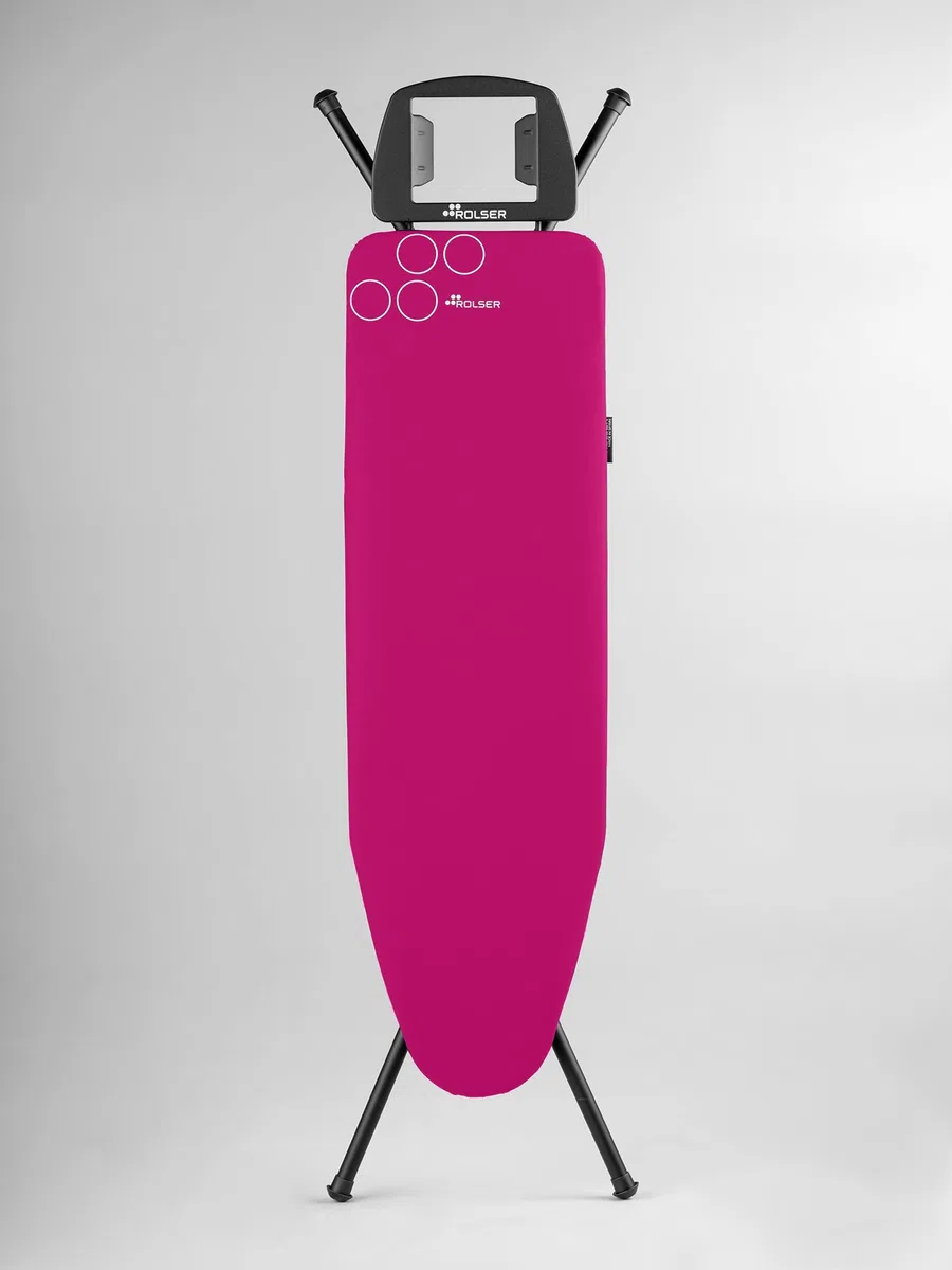 Tabla de Planchar Rolser K-S Black Tube - Cotó Fucsia - 110x32 cm