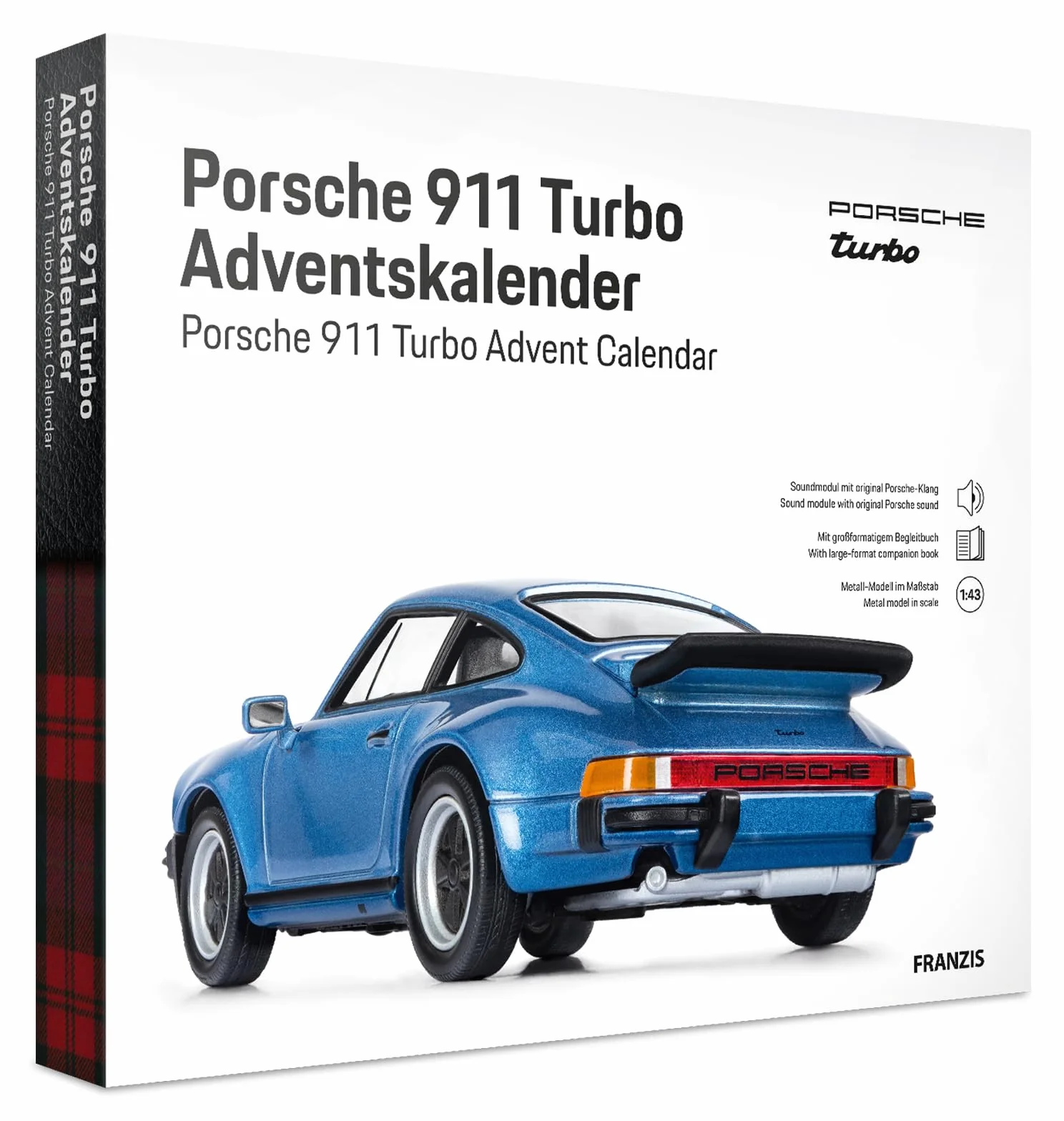 FRANZIS Calendario de Adviento Porsche 911 Turbo 67221: Porsche 911 Turbo Advent Calendar