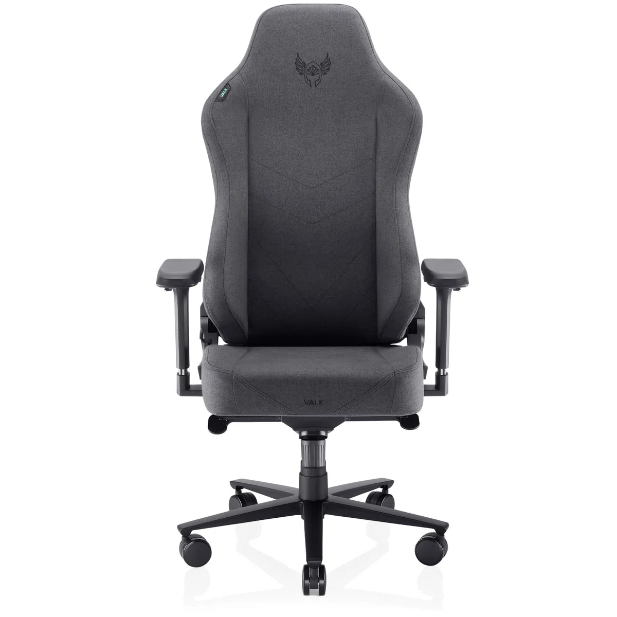 VALK Freya Elite - Silla Gaming Ergonómica de Tela Transpirable, Cojines Viscolátex de Nueva Generación, Reclinable 160º, Reposabrazos 4D, Diseñada en España, Silla Gamer y Oficina (Gris Antracita)
