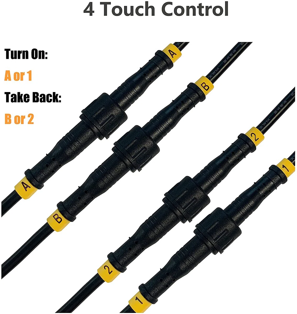 Controlador táctil de Motor reclinable eléctrico para Silla elevadora, sillón reclinable eléctrico, sofá eléctrico para Limoss-Okin-Kaidi (4 Touch) 5 Pines