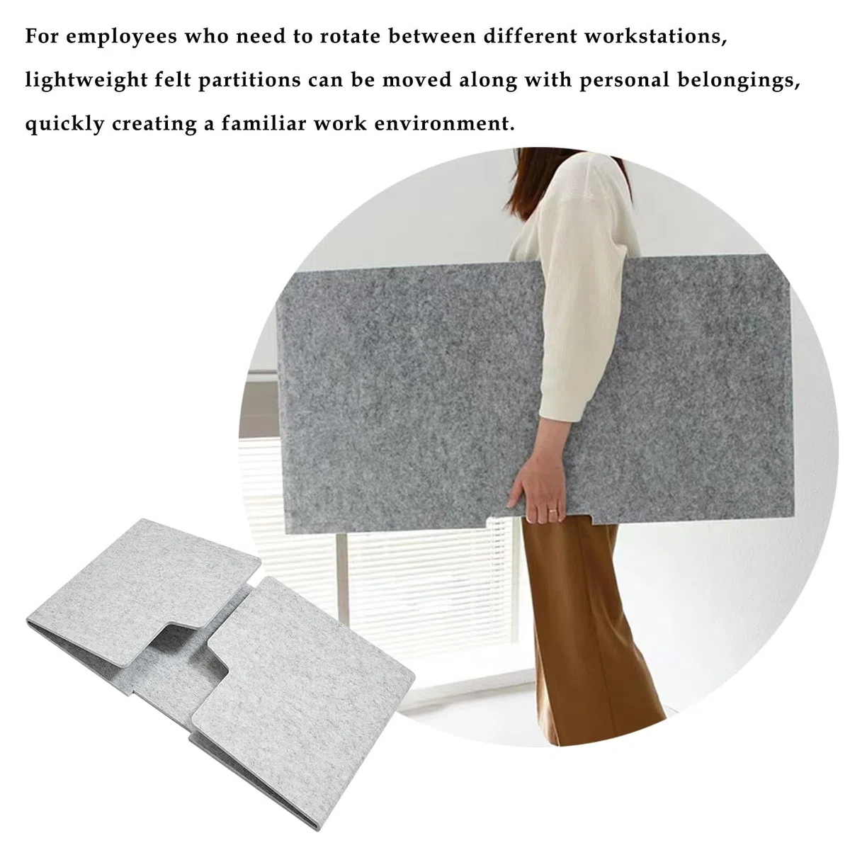Separador Acústico De Escritorio, Separador De Mesa Absorción De Sonido, 60 80 100 120cm Divisor Acústico Para Escritorio, Independientes, Para Oficina, Biblioteca, Escuela(Lightbrown,120cm)