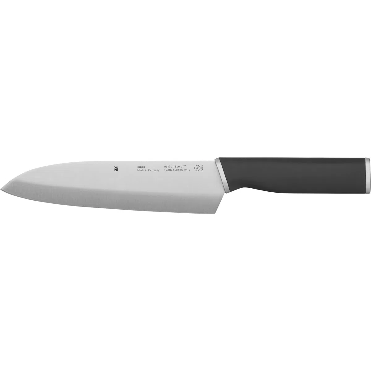 WMF Kineo - Cuchillo Japonés Santoku de 31 cm con Hoja de Acero Templado Especial de 18 cm
