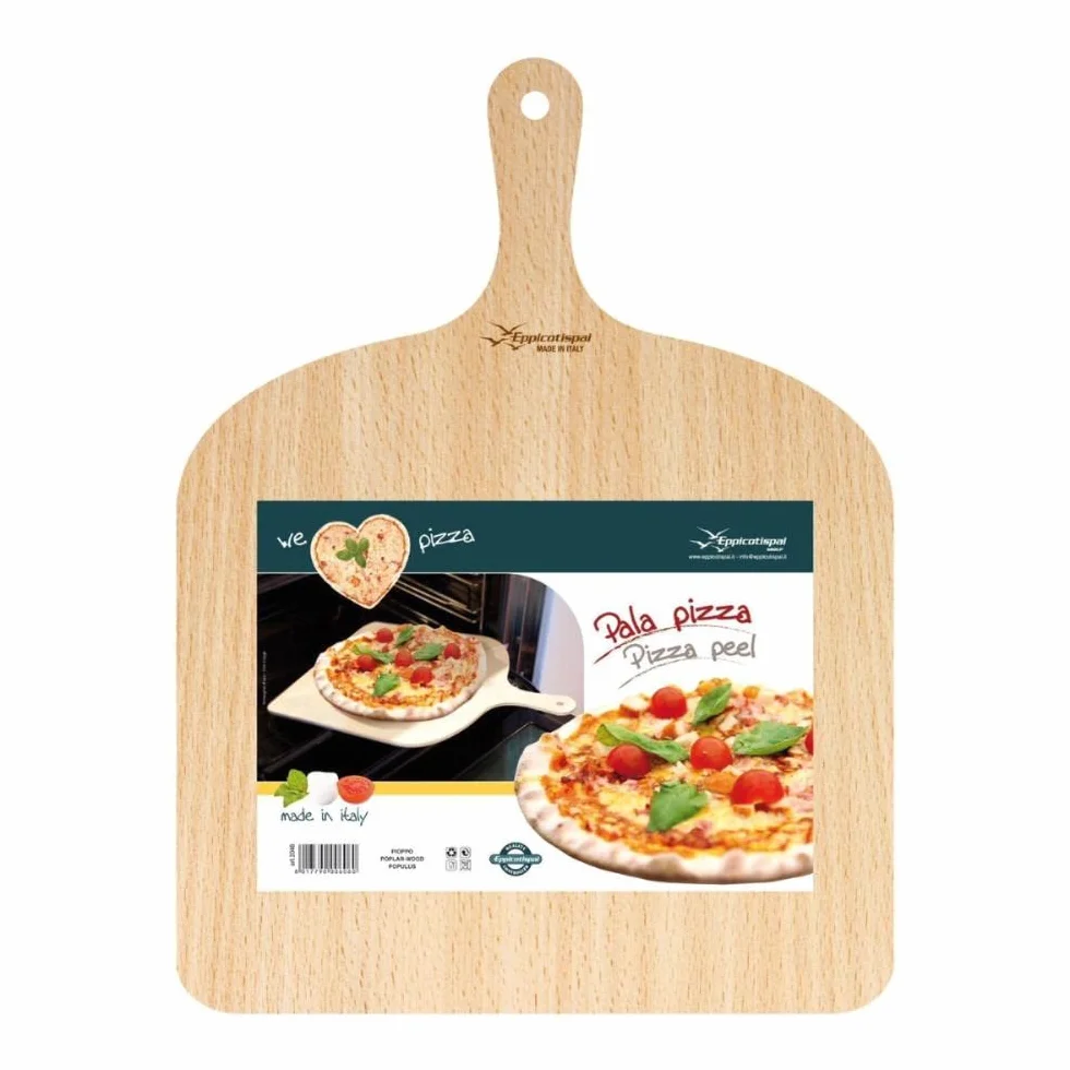Juego para pizza de piedra volcánica y etnea 38 x 30 cm – Tazón + pala