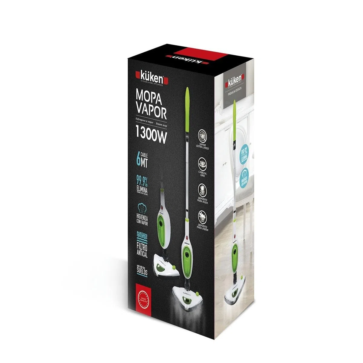 MOPA A VAPOR 1300W. C/CABLE 6mt. KUKEN