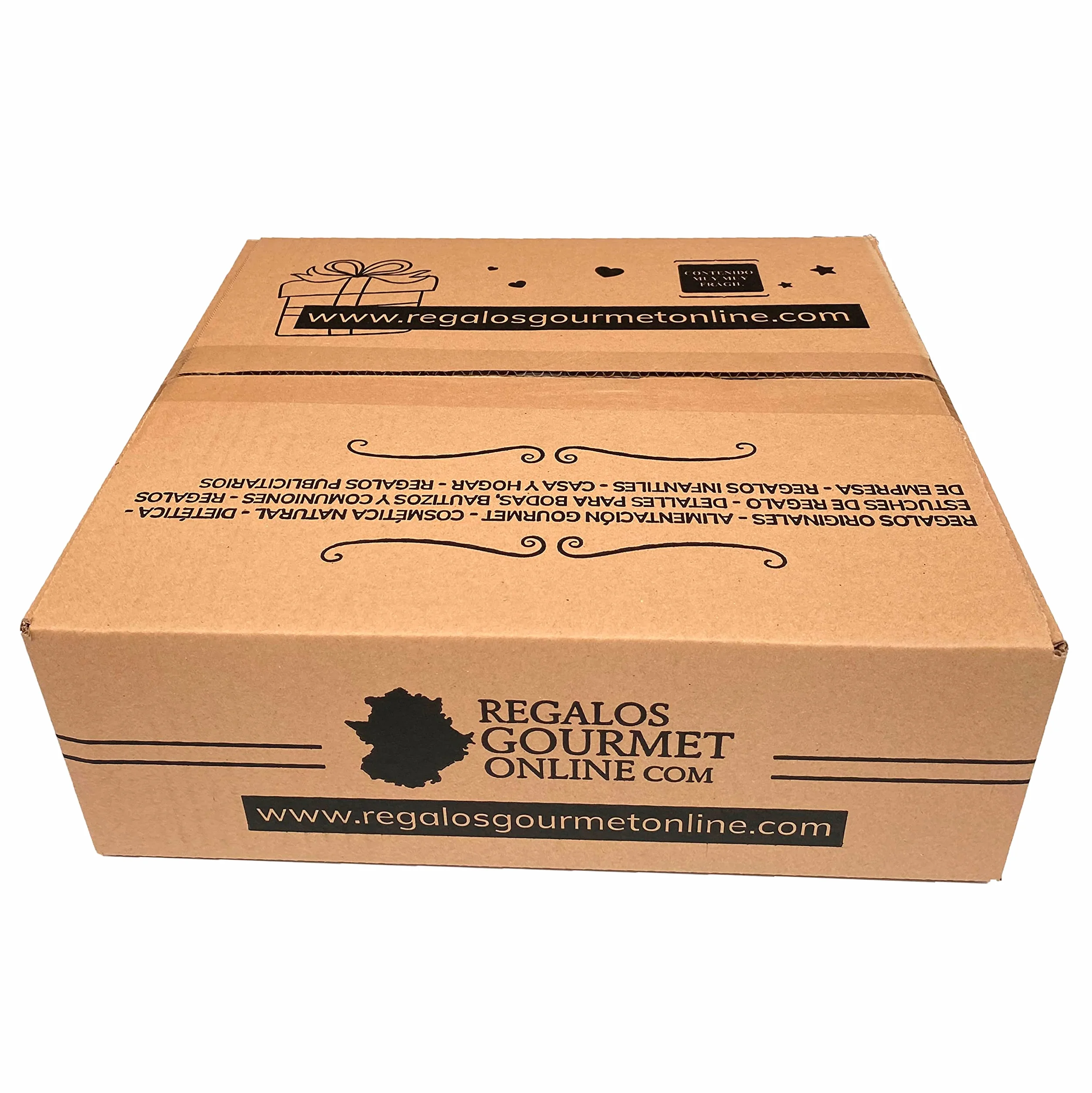 Recuerdo de comunión con vino Señorío de los Llanos y dos monodosis de patés en bolsa de organza (Pack 24 ud)