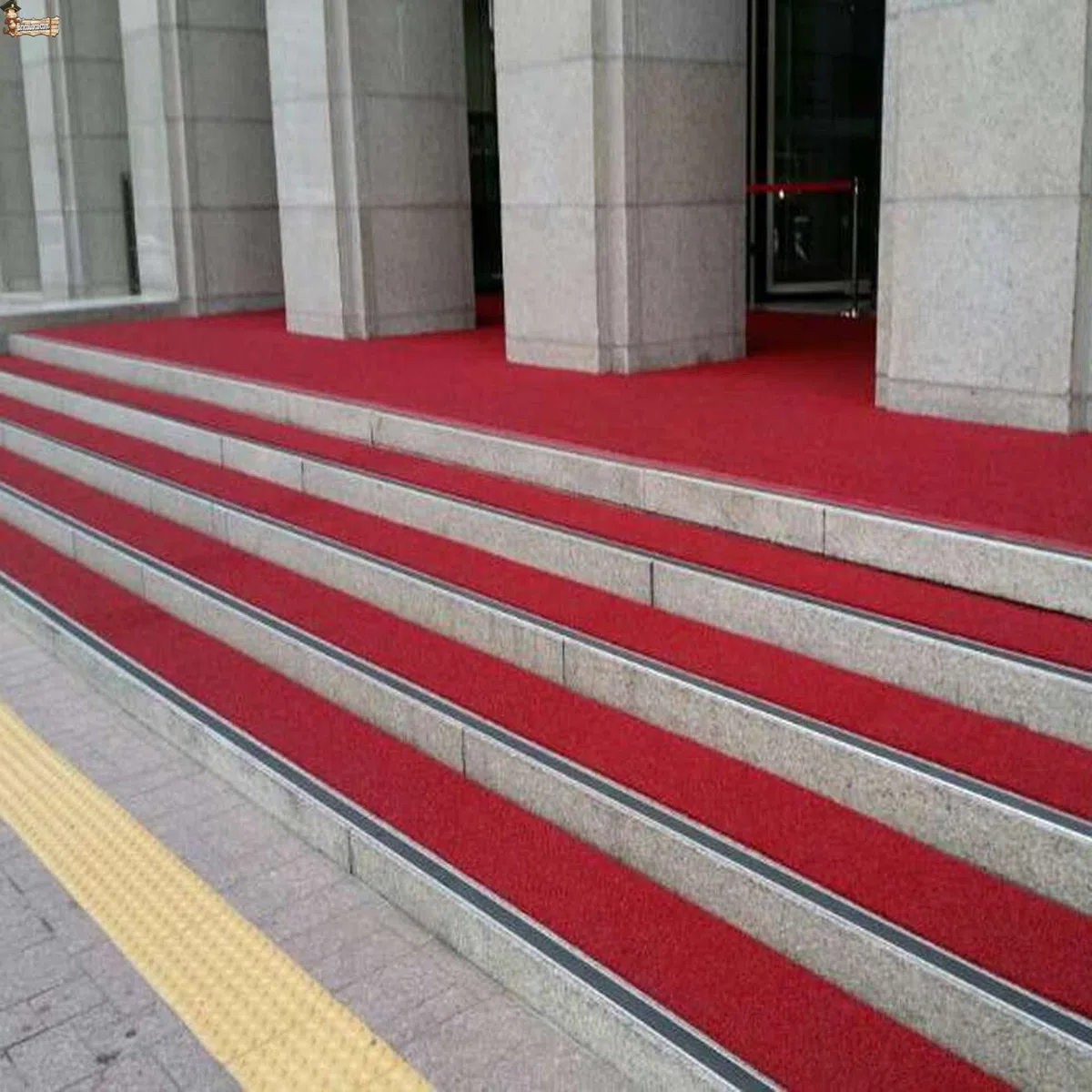 BricoLoco.com Felpudo Entrada casa, terraza. Goma Rizo Exterior o Interior. Marrón. por Metros o Rollo. Ancho 1,20 MTS. x 1 MT. Espesor 10 mm. con Base. Alfombra Vinilo rizos. (1 Metro, Marrón)