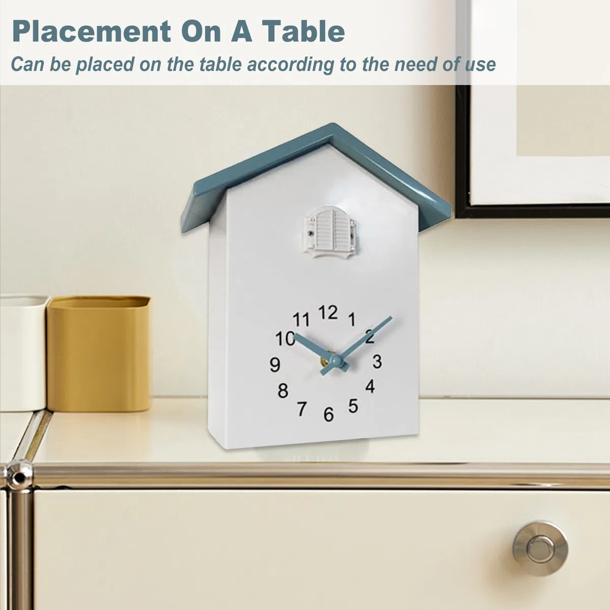 Reloj de cuco moderno, reloj de cuco de la Selva Negra con péndulo, reloj de cuco con voz de pájaro y función de silencio nocturno. Reloj de péndulo moderno para pared para el hogar, sala de