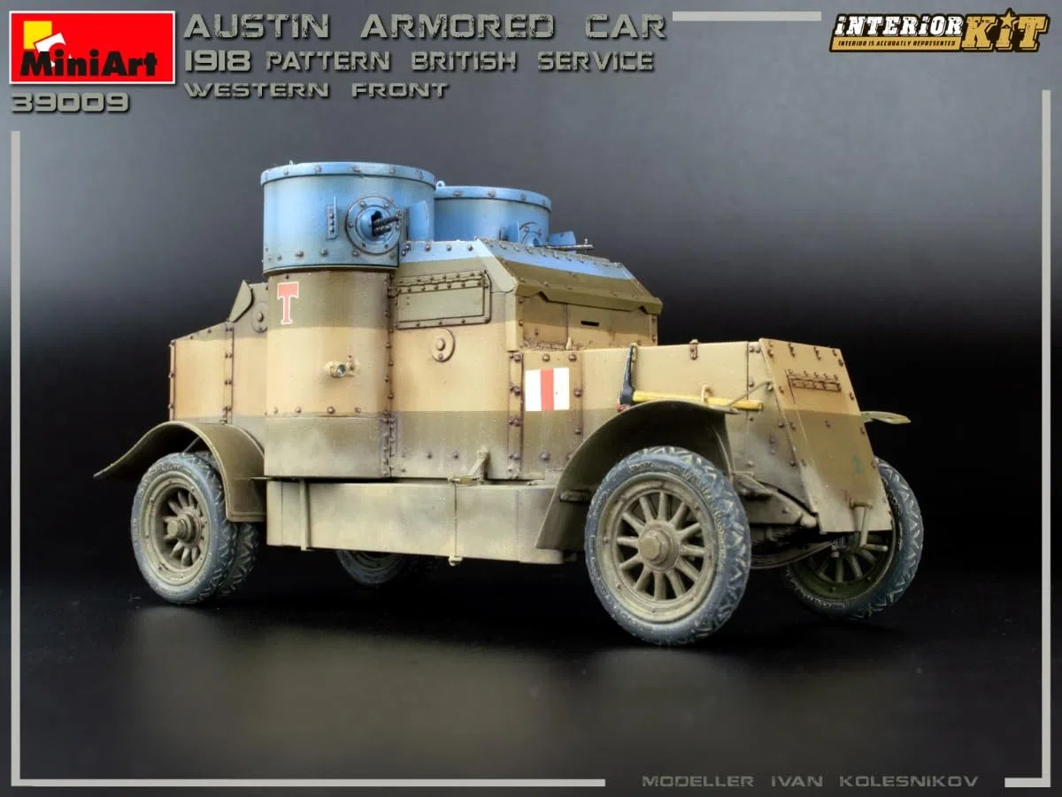 MiniArt MIN39009 WWI 1:35-Austin - Coche blindado (Servicio Británico)