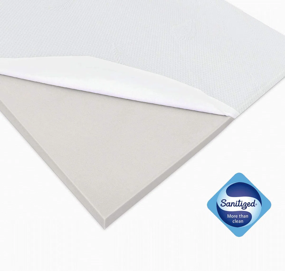 Topper cubrecolchon Memory Foam sensación viscoelastica (60x180x6)