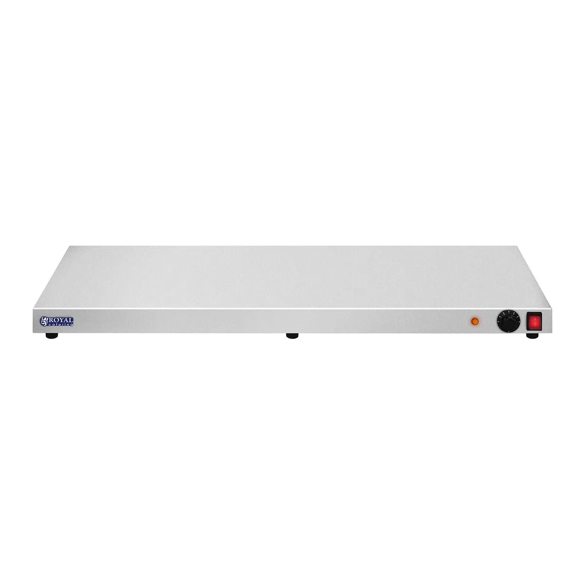 Royal Catering - RCHP-600E - Placa calentadora - 600 W - Acero Inoxidable - 100 cm