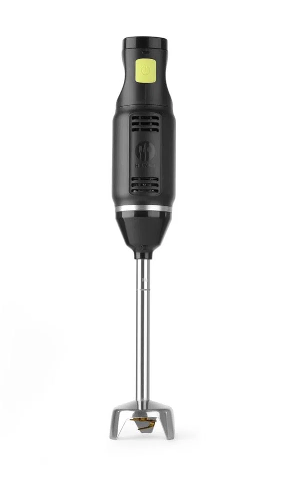 HENDI Batidora de Mano, Carcasa de ABS, Brazo Batidor de Acero Inoxidable, Cuchillas cruzadas con Revestimiento de Titanio, 6 Velocidades, Pantalla LCD, 250W, 230V, Procesa de 1-8 Litros, ø71x(H)444mm
