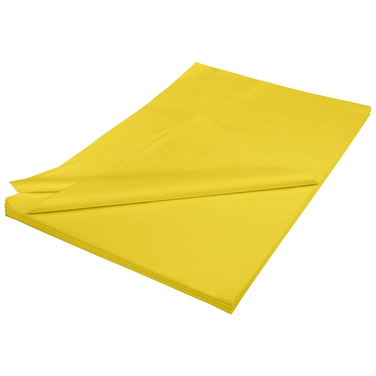 packer PRO Pack 500 hojas de Papel Seda para Envolver Ropa Regalos ecommerce, Amarillo 75x50 cm