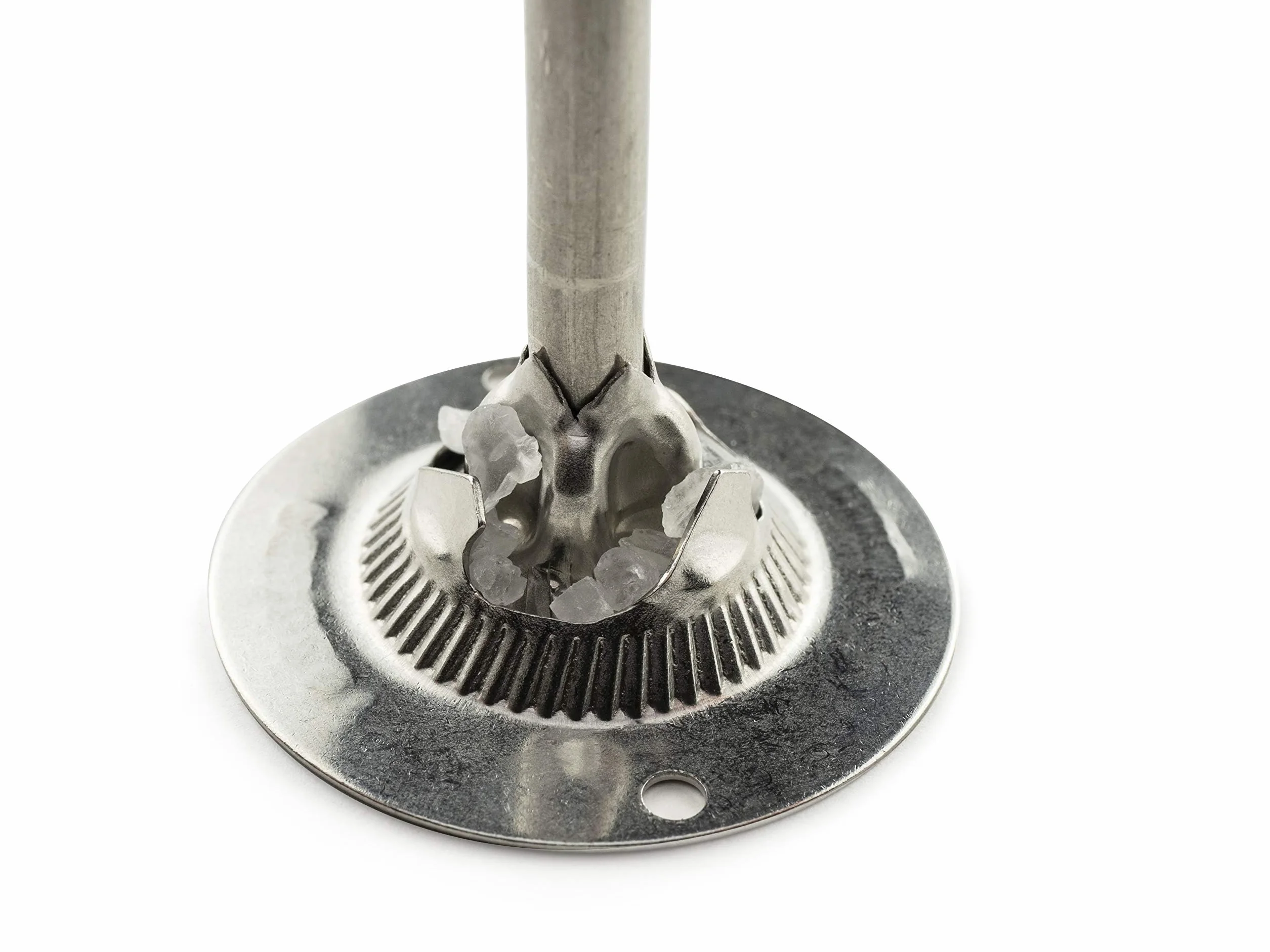 Daman u'Select - Molinillo de sal manual, ajustable, acrílico y acero inoxidable, 16 cm