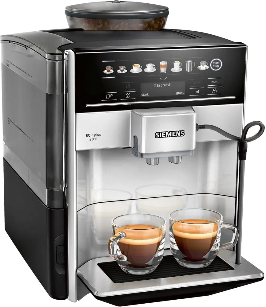 Siemens ‎TE653501DE EQ6 plus s300 – Cafetera automática, 1500 W, Plata