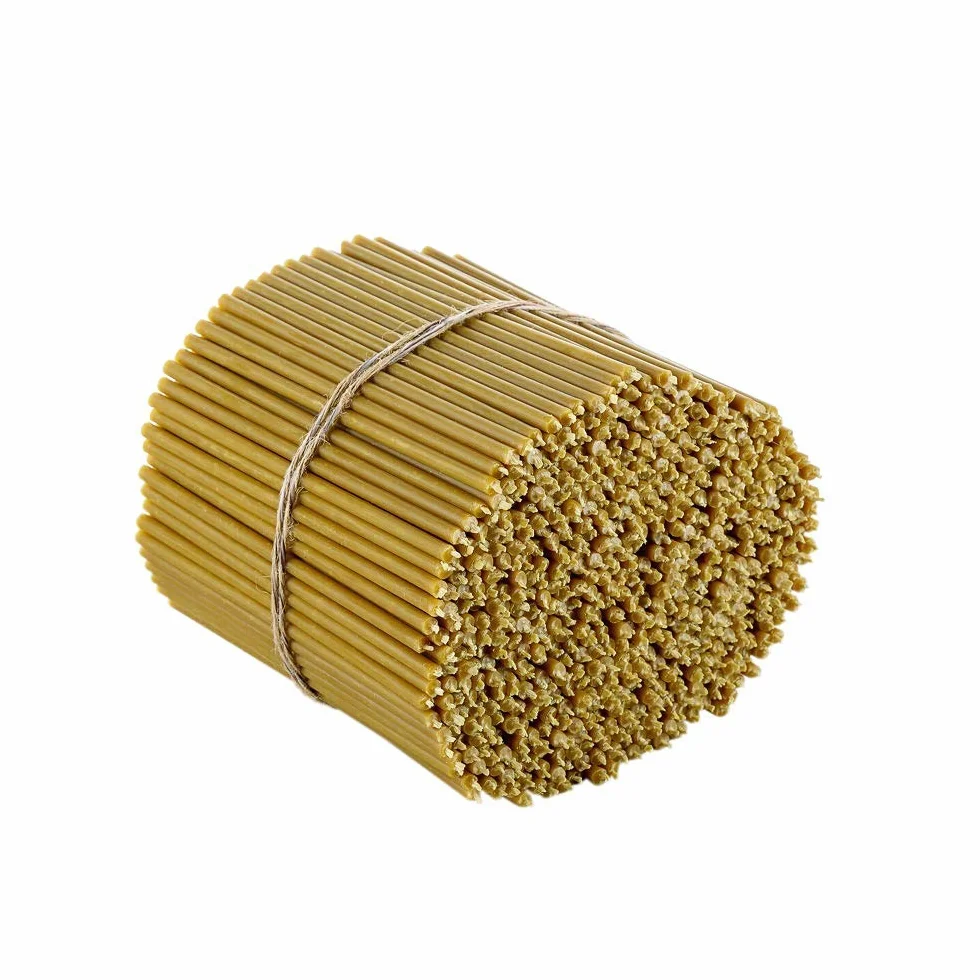Danilovo Velas de Cera de Abejas 100% Pura, Velas de Iglesia Ortodoxa Para Oración, Ritual, Navidad, N60, 200 Unidades