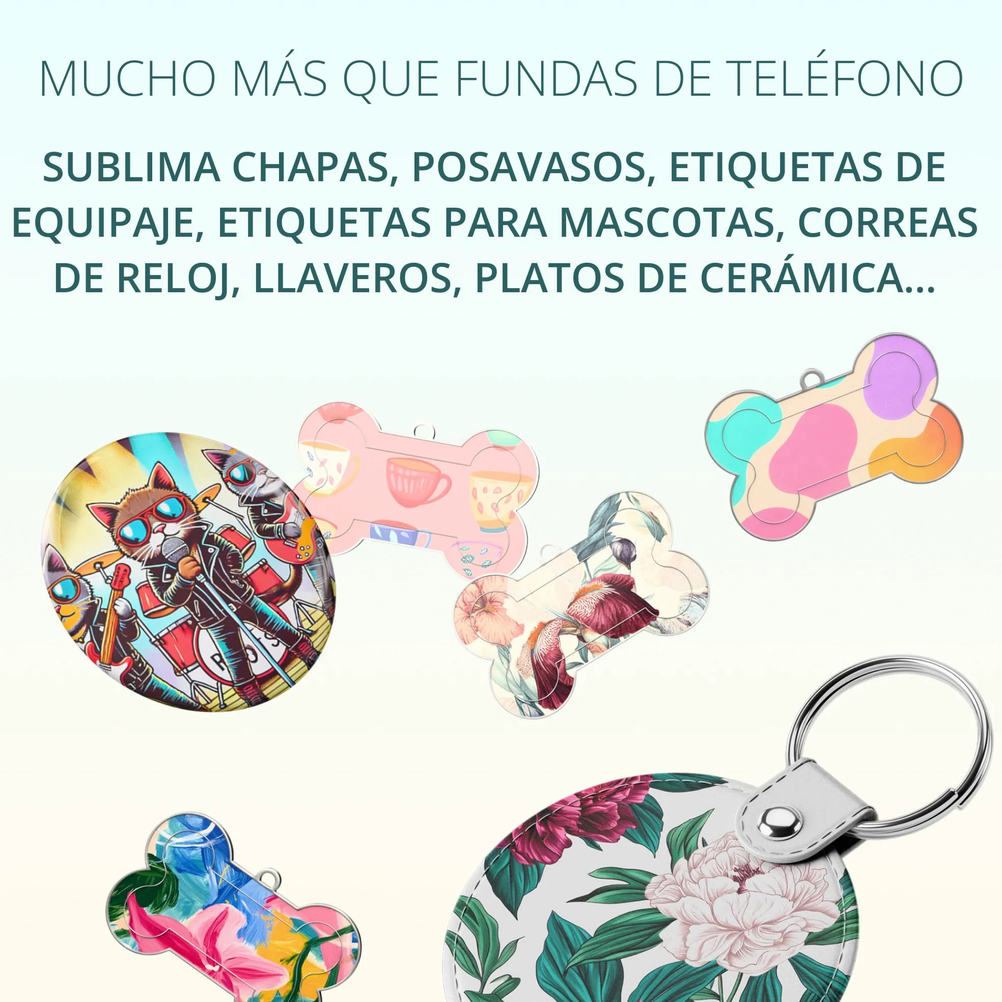 LOKLiK Prensa de calor para fundas de teléfono, insignias, montañas y más personalizadas - Tecnología vacía para diseño envolvente vibratorio - Phone Case Heat Press - Compatible con iPhone y Android