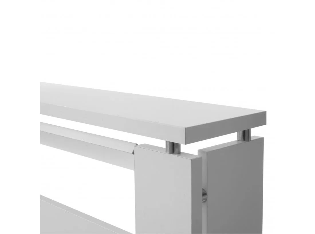 D&J Muebles Kit Cubre Radiador Blanco 60cm Moderno Hércules | Mueble Decorativo de Madera con Listones | Oculta Radiador con Fácil Montaje | (60cm - 90cm - 120cm) 60x83,5x19,5