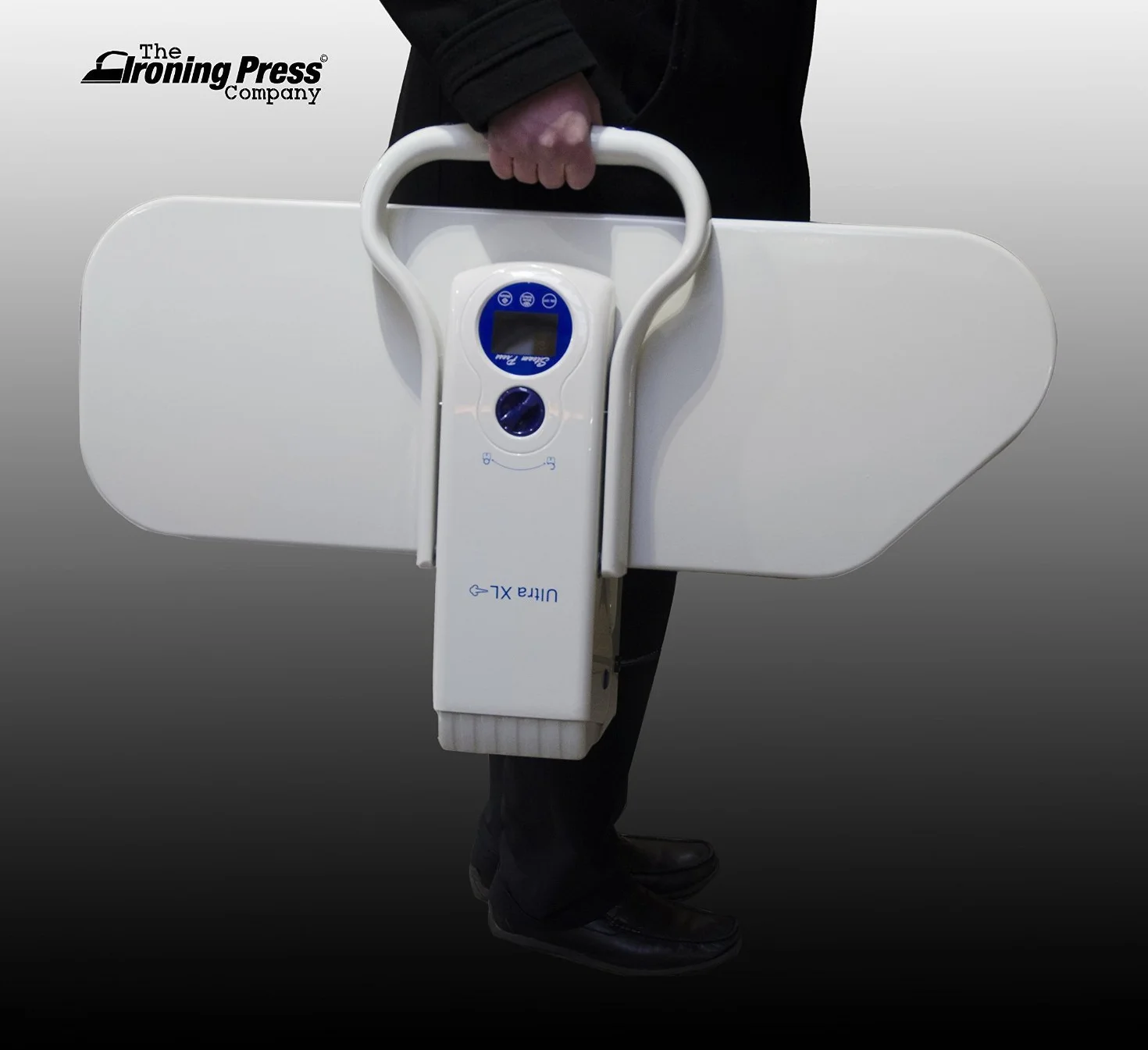 Prensa de Planchado a Vapor Ultra XL por Speedypress - El Sistema de Planchado a Vapor Doméstico más Grande y Avanzado de Europa (90cm x 31cm, 2.200 vatios) Para un Planchado Ultrarrápido (con Una Funda Extra GRATIS y Una Arpillera de Espuma con PVP de 45