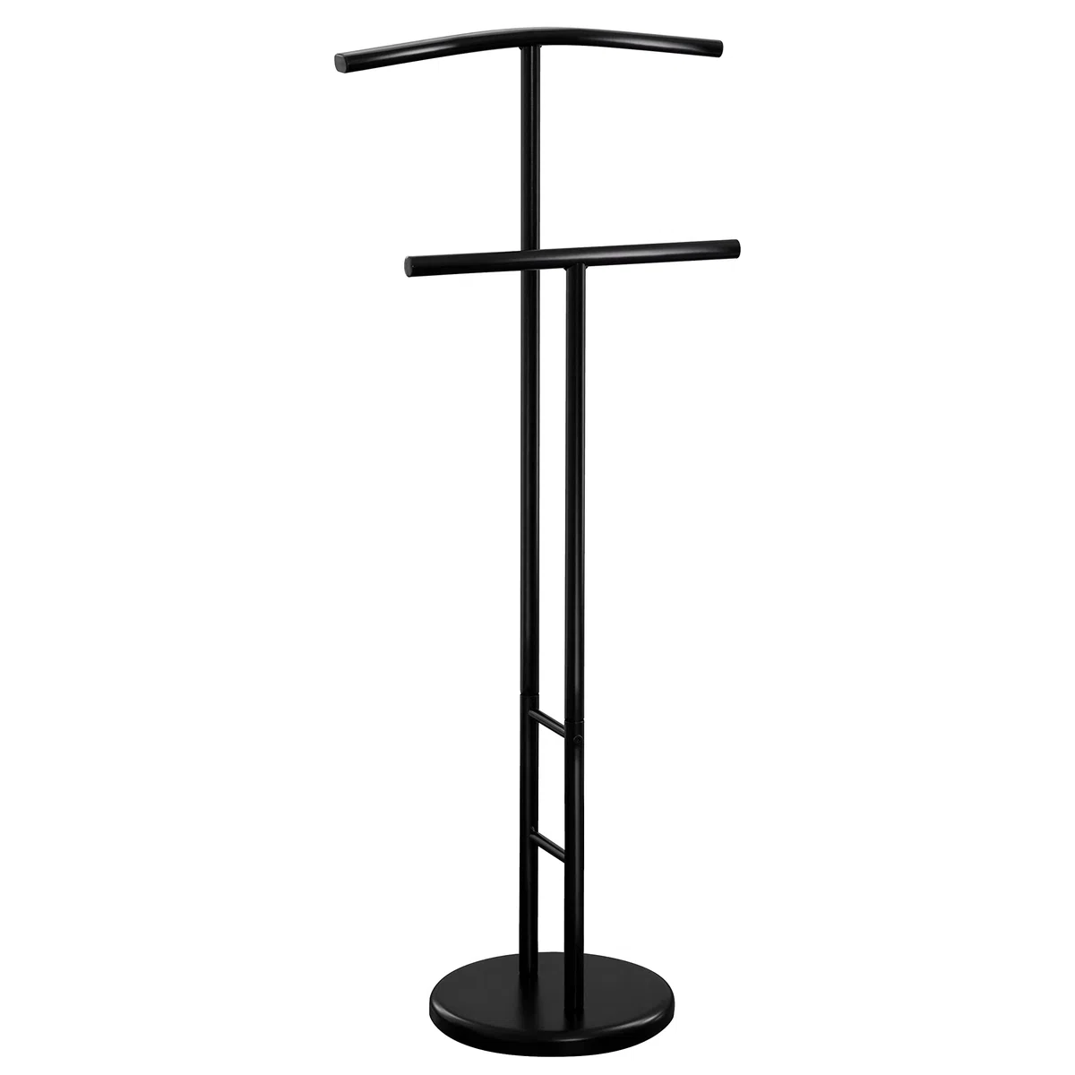 bremermann Perchero para hombre, sirviente silencioso, altura 114,5 cm (negro)
