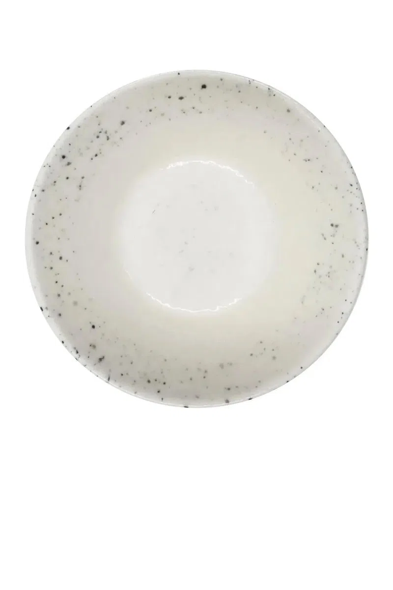 Elegante juego de cena de 18 piezas, 100% porcelana, color blanco. Incluye 6 platos de servicio (26 cm), 6 cuencos (14 cm), 6 platos (20 cm), apto para lavavajillas y microondas