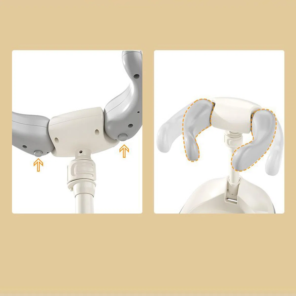 Apoyo para el baby shower, soporte de ducha de baño de bebé | Altura ajustable de soporte de baby shower con base antideslizante | Asiento de lavado de bañera de niño portátil plegable para