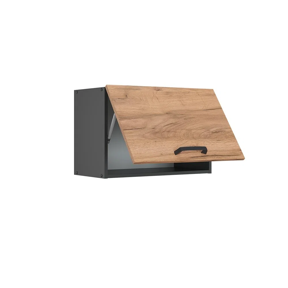 Vicco Armario Colgante R-Line, Roble Dorado, 60 cm Plano, para combinación Libre Dentro de Sistemas de Cocina modulares