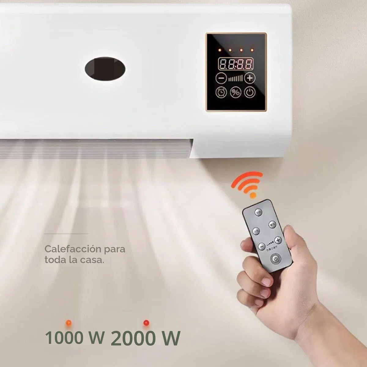 Climafy - Aire acondicionado portátil Climafy, sistema de calefacción mini split, aire acondicionado móvil montado en la pared, unidades de aire acondicionado de ventana con funciones de refrigeración