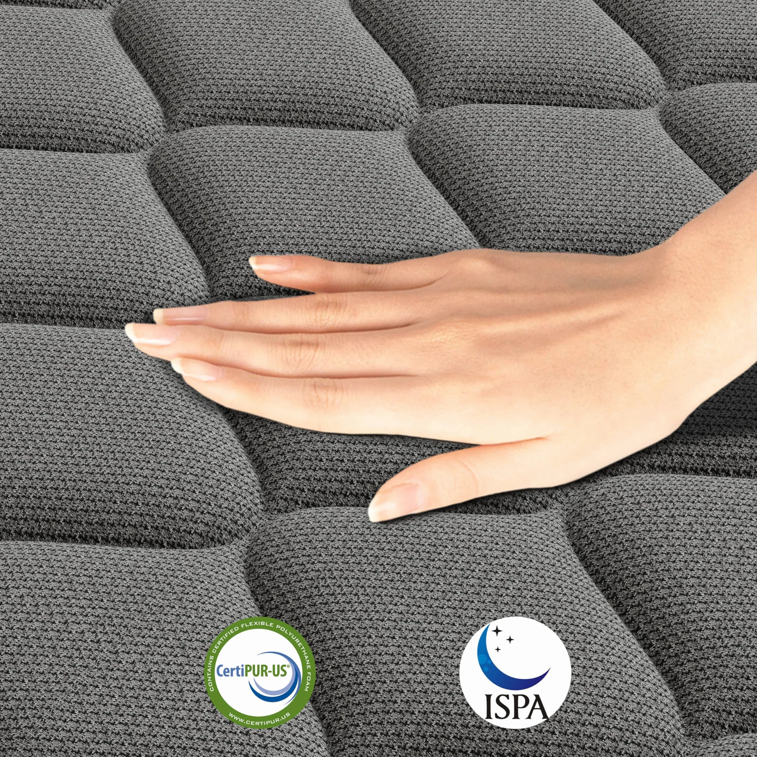 Colchón 160x200 cm para somier, dureza H3, adecuado para niños y adultos, certificado Öko-Tex, colchón ergonómico de 7 zonas, altura de 20 cm