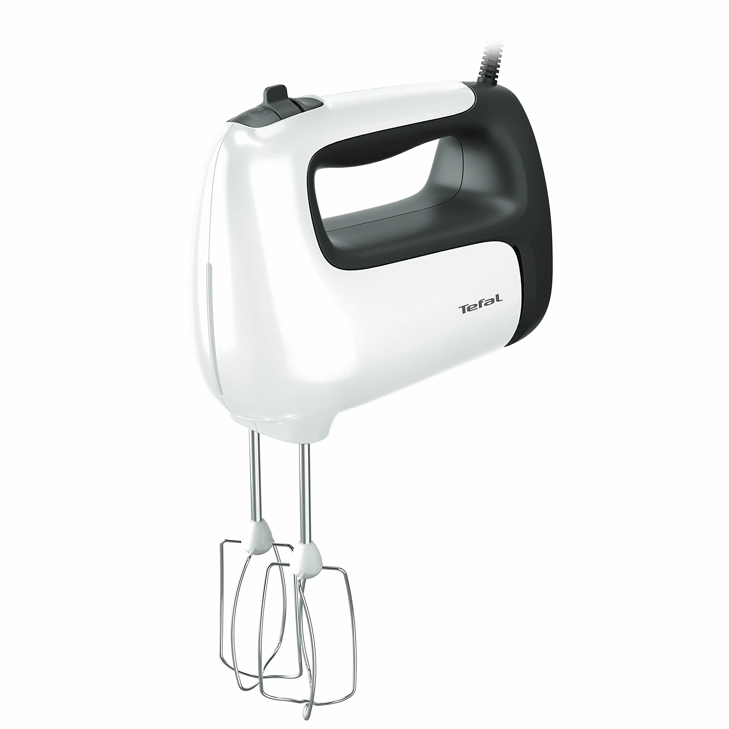 Tefal Prep'Mix+ HT4621 batidora de mano, Potente, 5 velocidades, Ganchos para masa, Gardes, Turbo