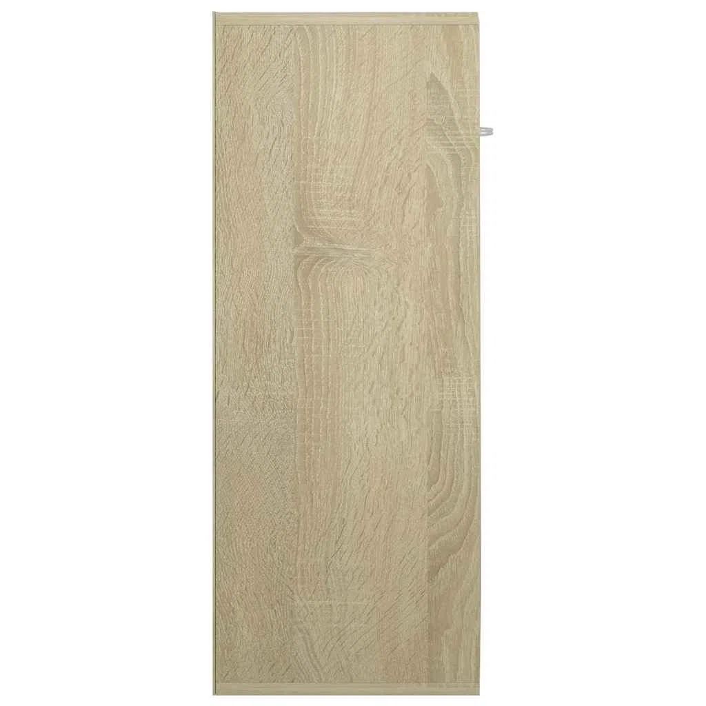 vidaXL Aparador Muebles de Cajones Almacenaje Buffet para Salón Comedor Dormitorio Casa Hogar Oficina de Madera Contrachapada Roble Sonoma 60x30x75 cm