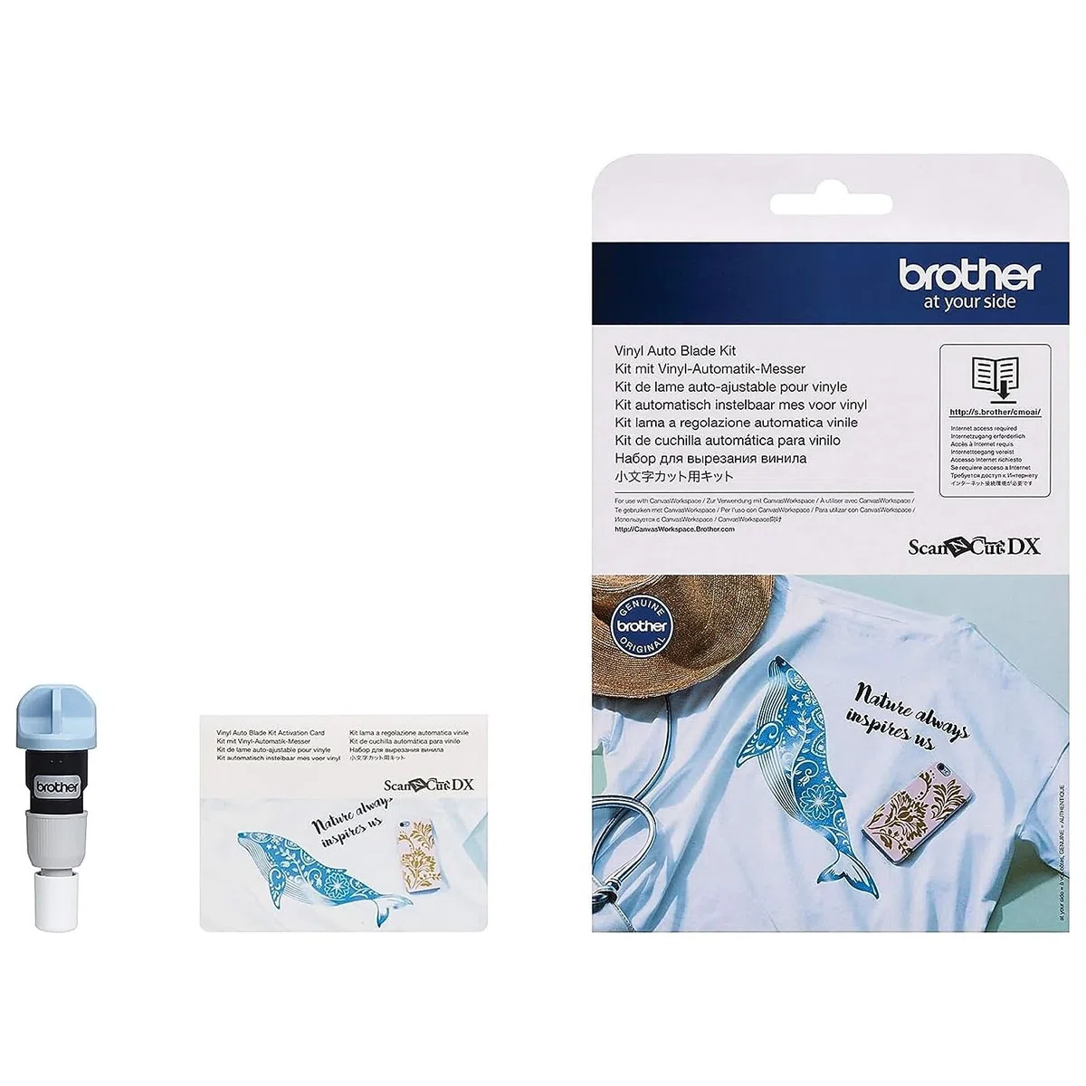 BROTHER ScanNCut DX - Kit de cuchillas de vinilo para auto, color