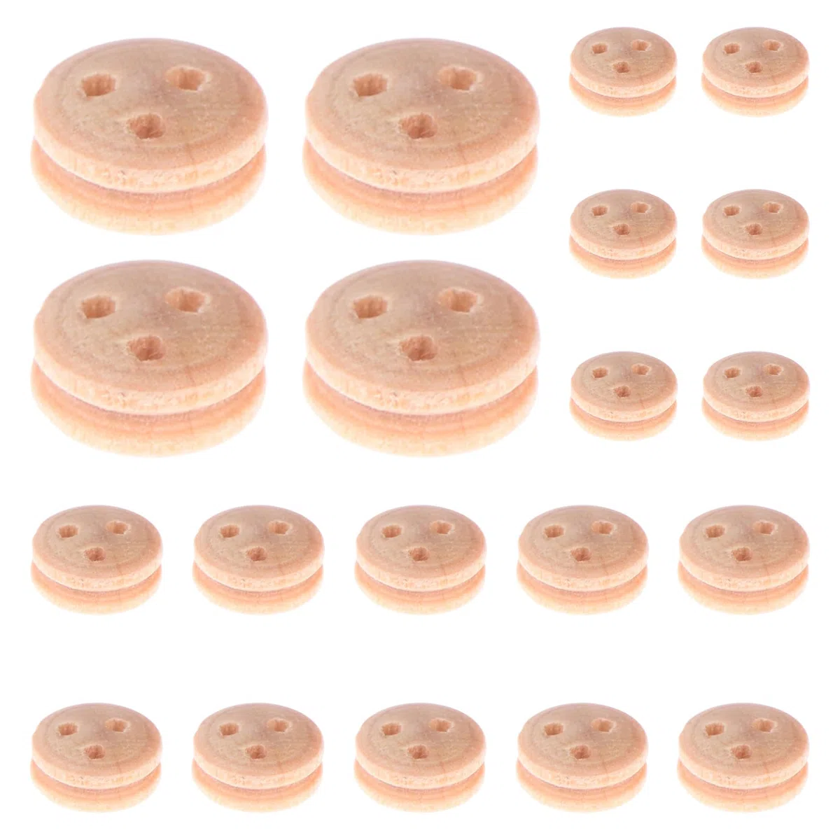 Juego de 20 poleas de madera reutilizables, para construcción de barcos clásicos, piezas de vela, náuticas robustas, juguetes educativos para construir para niños, estudiantes, rafia