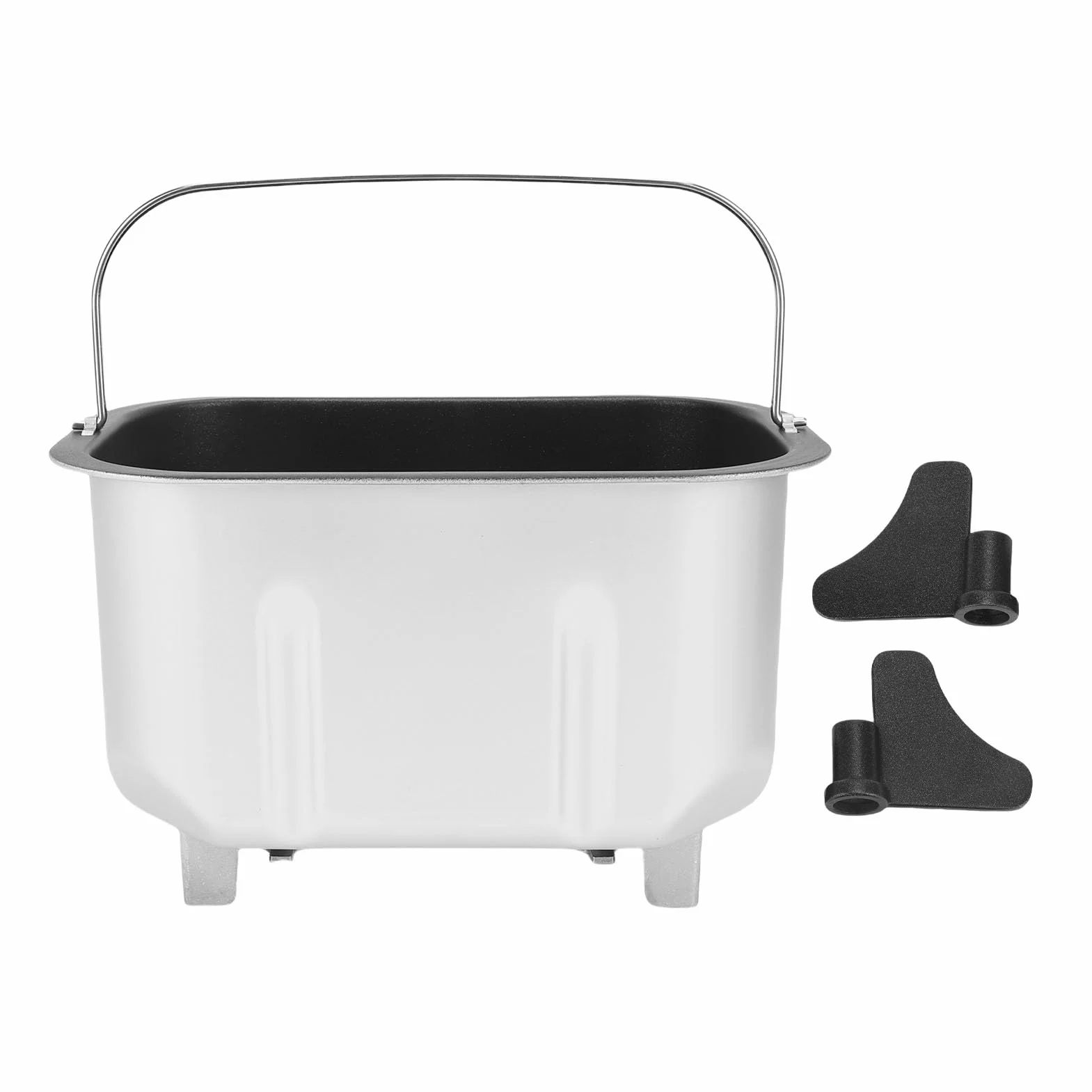 Generic Cubeta Doble para Máquina de Pan con Paletas Mezcladoras y Revestimiento Antiadherente Compatible con Diversas Panificadoras Domésticas Cocinas y Panaderías Comerciales