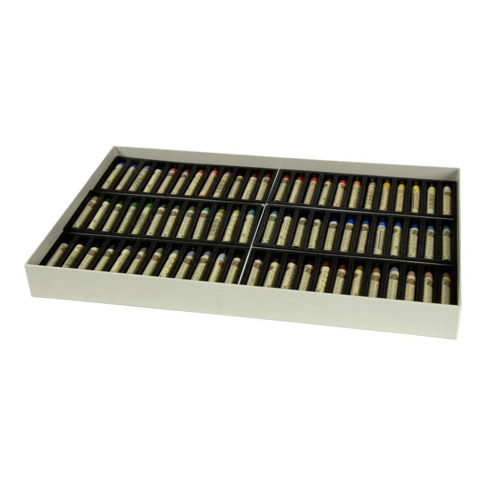 SENNELIER Juego de pastel al óleo, madera, metal, multicolor, 72 unidades (paquete de 1)