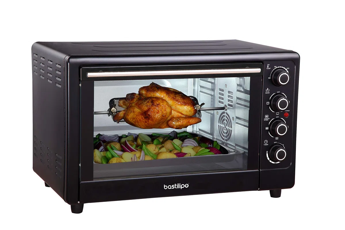 Bastilipo - Milan Black – Horno de sobremesa de 50 litros