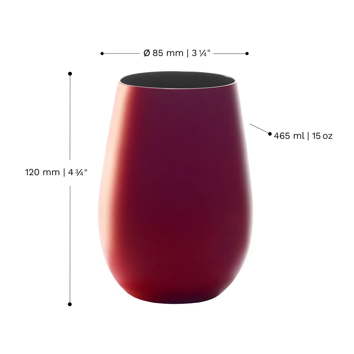 Stölzle Lausitz Vasos de Agua Elements Metallic Set de 6, 465ml – Vasos Multifuncionales para Agua, Jugo y Cócteles – Cristal de Alta Calidad – Apto para Lavavajillas y Resistente a los Golpes