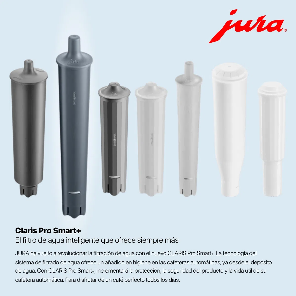 JURA CLARIS Pro Smart Filtro de agua - Filtro de café (Filtro de agua, WE6 WE8)