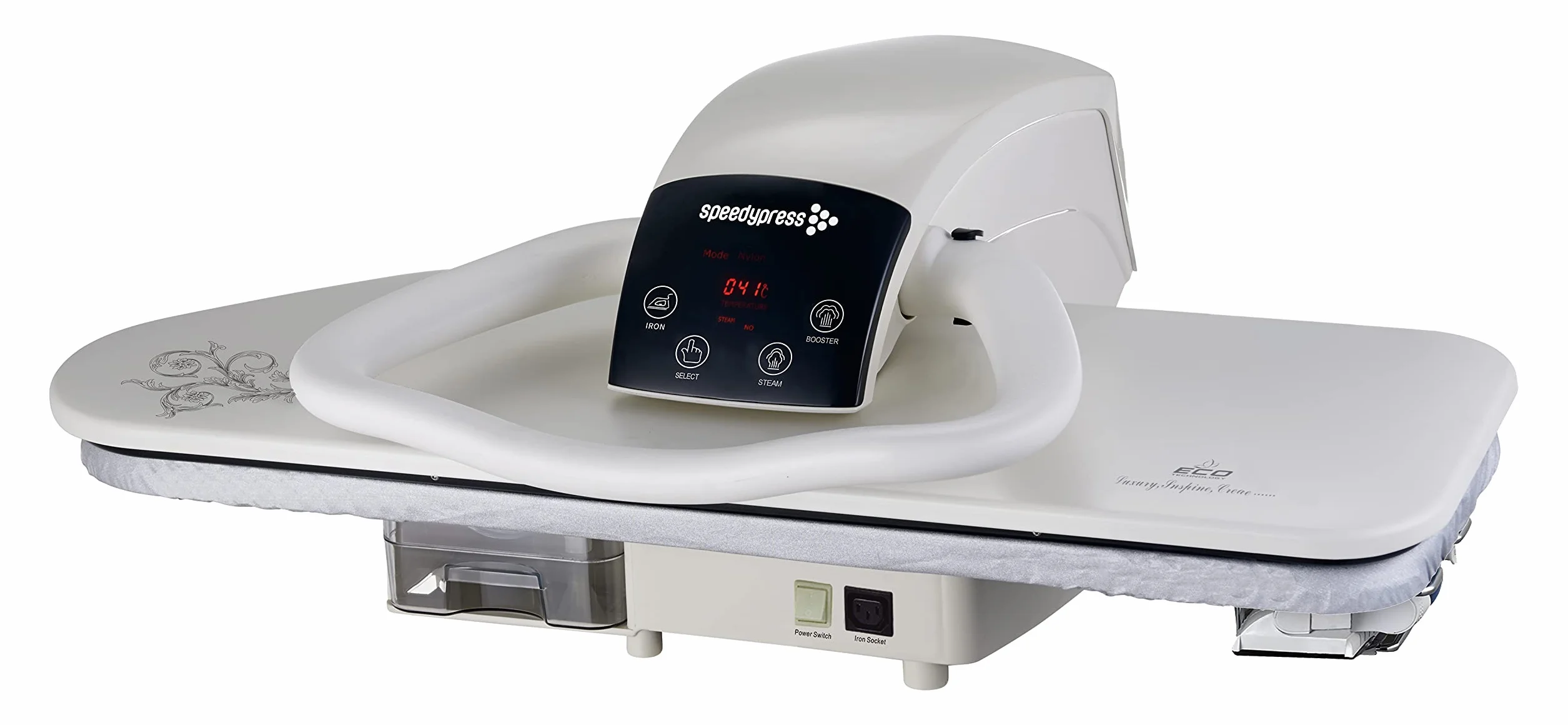 Speedypress Prensa de planchado a vapor 81HD-color blanco, resistente, profesional, 81 cm