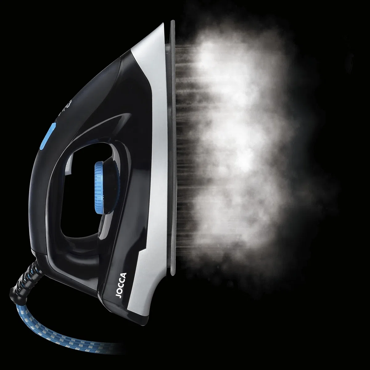 Jocca - Centro de planchado 2400W con vapor continuo y golpe de vapor | 5 bares de presión | Depósito 2 L | Suela cerámica MAX | Antical y autolimpieza | Planchado vertical y horizontal