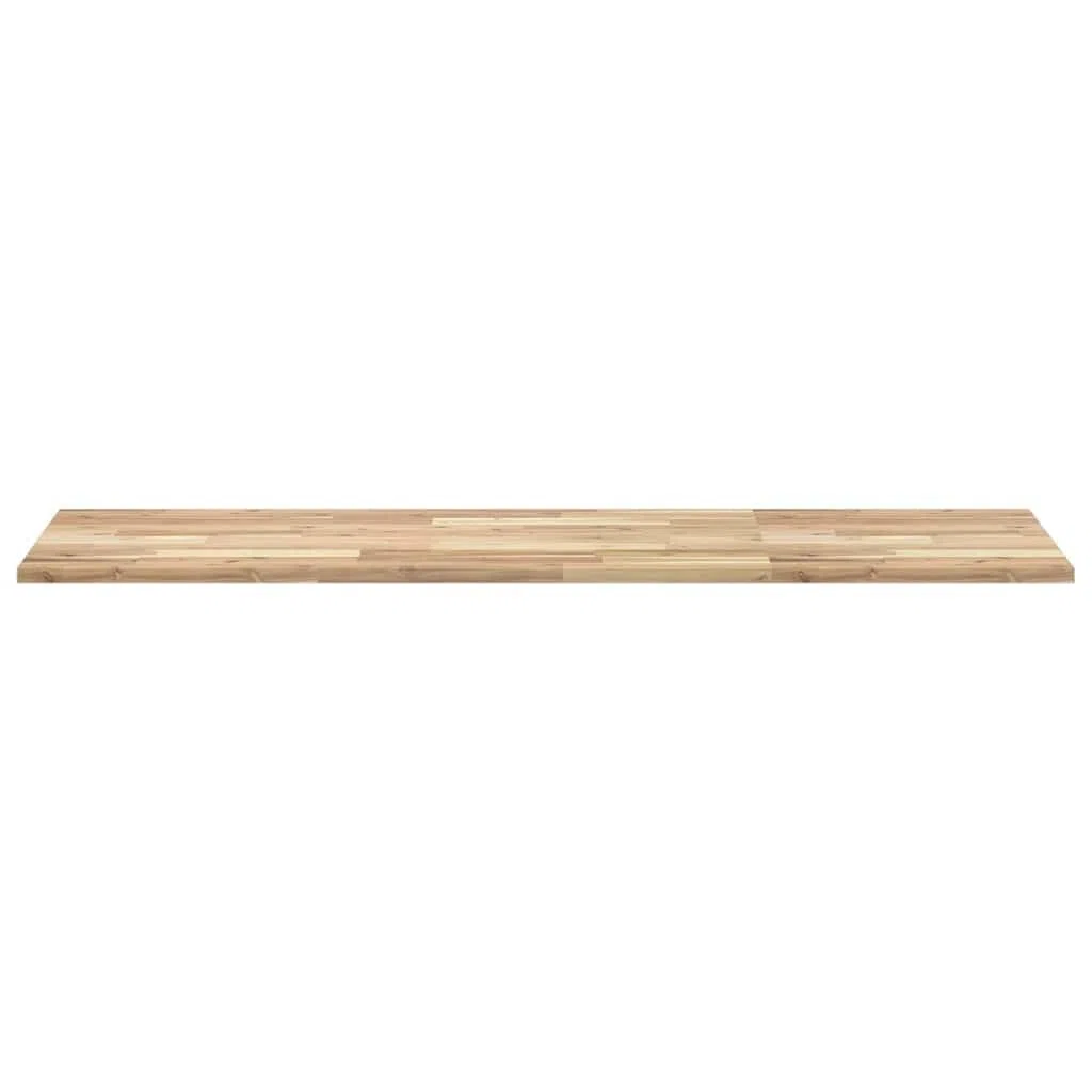 vidaXL Tablero Escritorio Madera Maciza Acacia sin Tratar 140x50x2 cm, encimera, encimera de baño, encimera de Garaje, encimera de Cocina