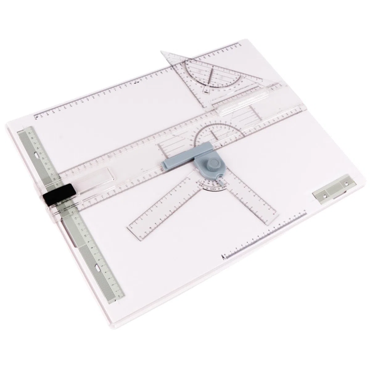 Tablero de Dibujo A3, Tablero de Dibujo Arquitectónico Gráfico con Regla Transparente Paralela