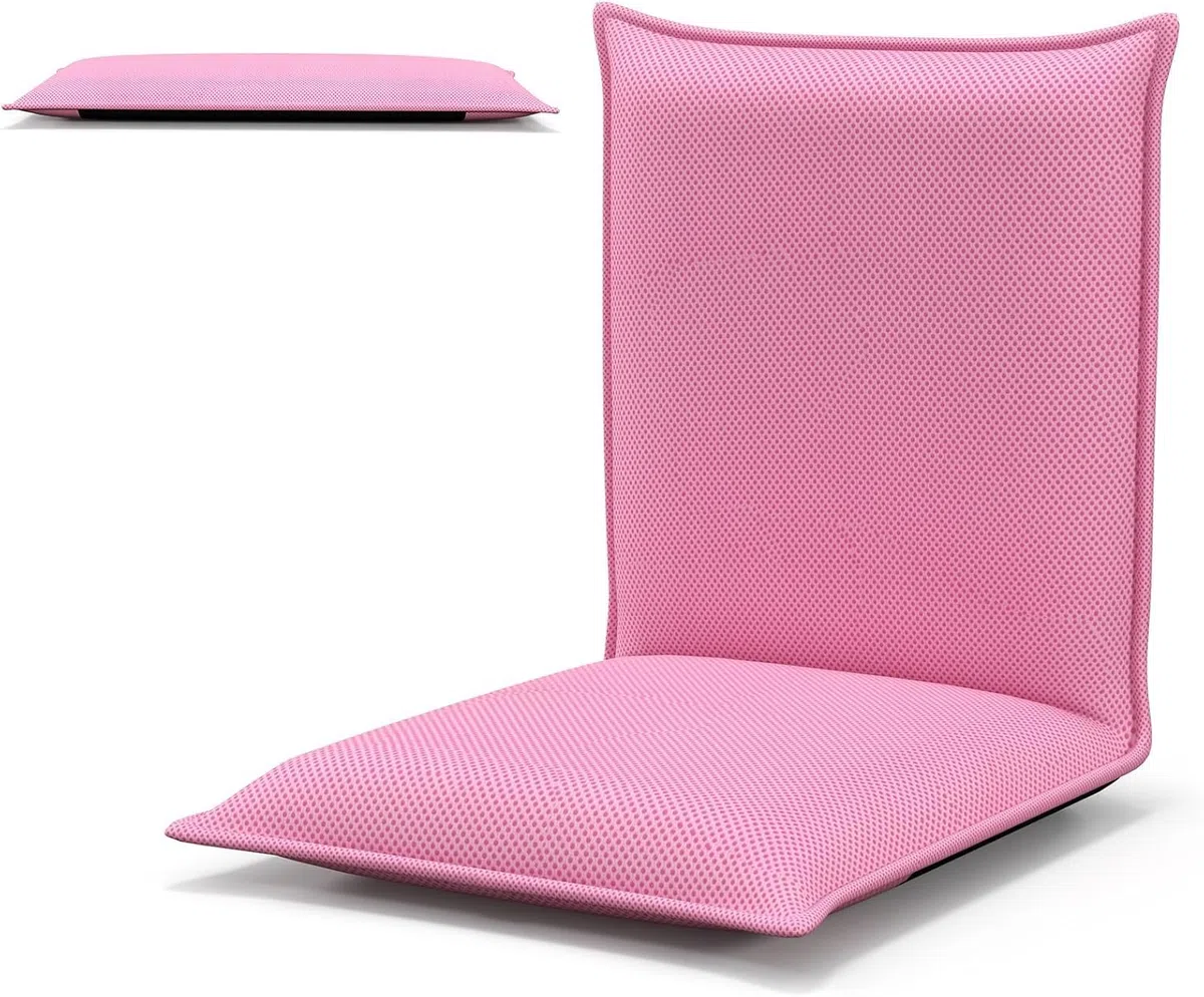 FANTASK Silla de Suelo con Respaldo Ajustable de 6 Niveles, sofá de Suelo, Silla de meditación, Silla de meditación