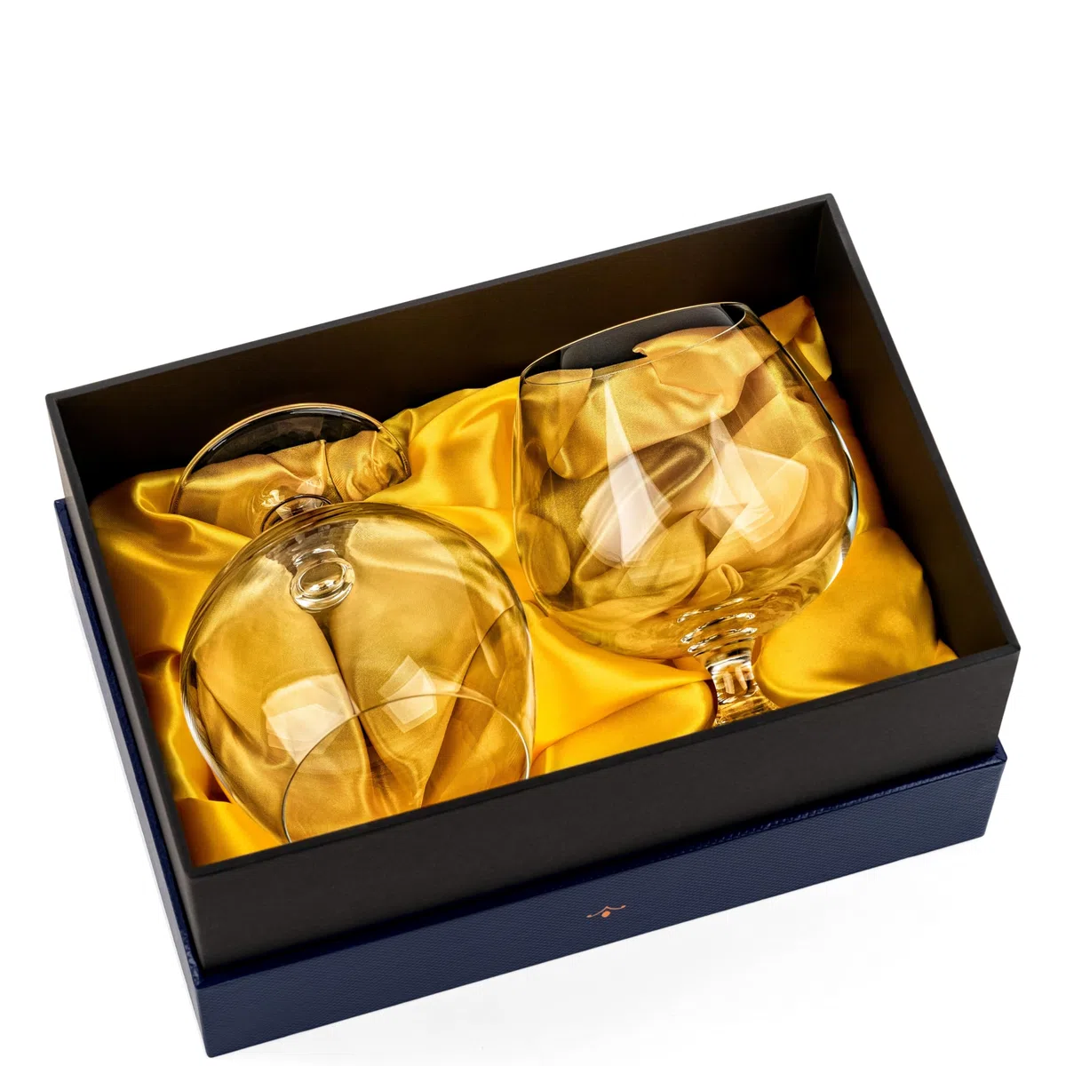 Copas de Cristal Grandes para Brandy y Coñac | Juego de 2 | 620 ml | Vasos Gigantes de Tallo Corto | Cristalería con Forma de Globo para Beber y Degustar Brandy Large Crystal